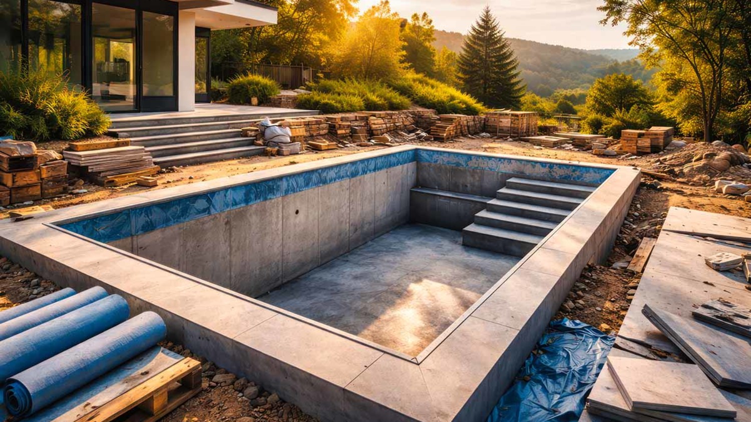 Бассейны под ключ на участках Севастополя