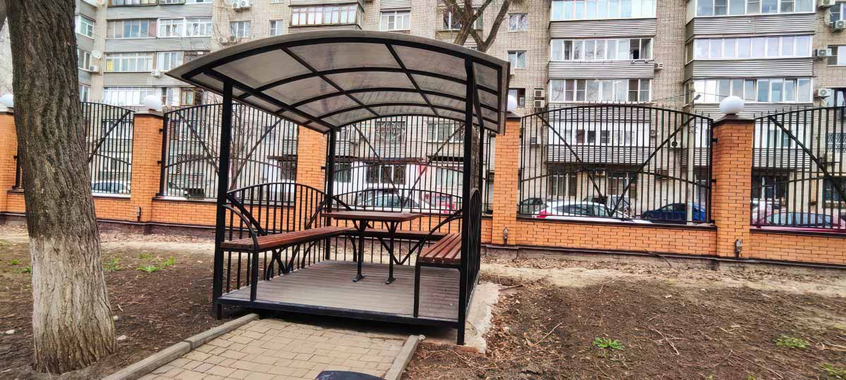 Благоустройство территории в Нахимовском районе Севастополя