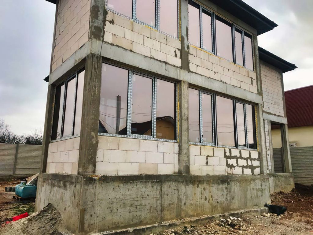 СТРОИТЕЛЬСТВО ДОМОВ — СевСтрой Бригада Возведение коробки дома с перекрытиями