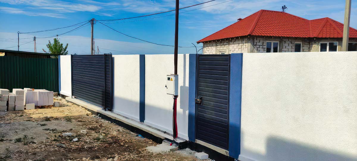 МЕТАЛЛОКОНСТРУКЦИИ — СевСтрой Бригада Ворота для жилого дома в Севастополе